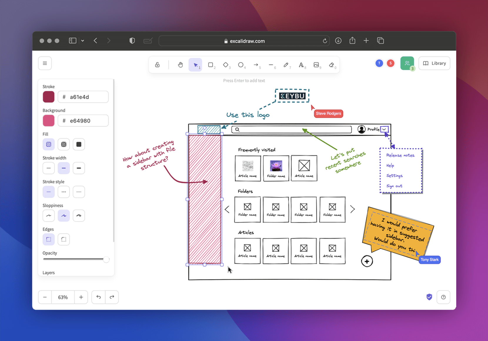 Docker安装Excalidraw虚拟手绘风格的白板工具